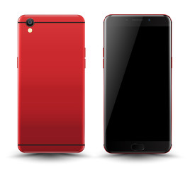 Realistic smartphone mockup