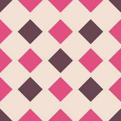 Figures of squares of vintage shades. Seamless pattern