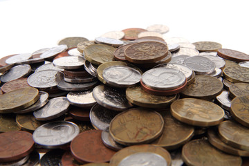 czech coins background