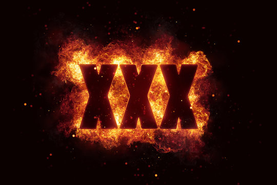 sexy sex adult xxx text on fire flames explosion burning