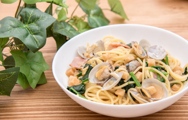 あさりのパスタ