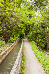 Marling, Waalweg, Marlinger Waalweg, Wanderweg, Spazierweg, Wanderferien, Frühling, Wanderregion, Vinschgau, Südtirol, Italien