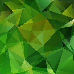 Fototapeta na wymiar Abstract mosaic background. Triangle green geometric background. Design elements. Vector illustration