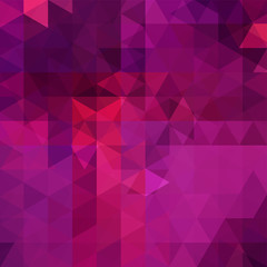 Abstract vector background with triangles. Purple geometric vector illustration. Creative design template.