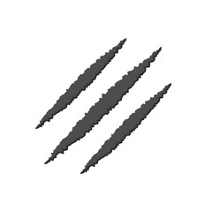 Animal monster claw scratches