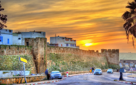 Ancient city walls of Safi, Morocco