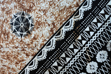 Background of traditional Pacific Island tapa cloth