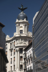 Fototapeta na wymiar Valladolid (Castilla y Leon, Spain): buildings