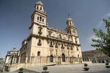 Naklejka na ściany i meble Jaen (Andalucia, Spain): cathedral