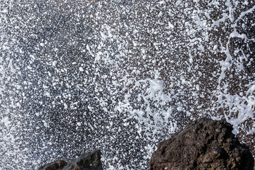  éclaboussures d'eau de mer 