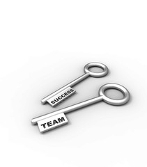 keys to success / teamwork