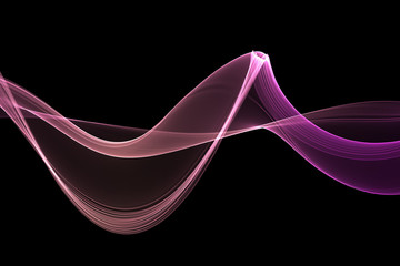 purple fabric abstract wave