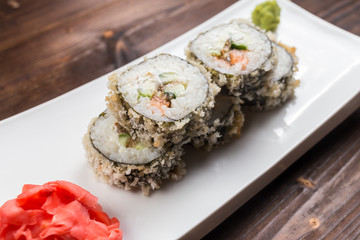 Fried sushi, roll