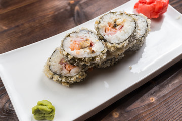 Fried sushi, roll