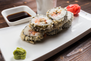 Fried sushi, roll