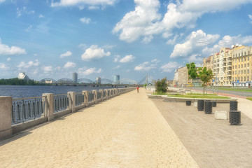 The embankment in Riga