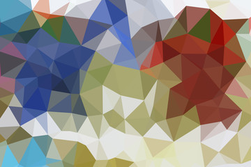 colorful polygon pattern for background or web banner design.