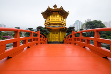 Nan Lian Garden among a building in Hong Kong