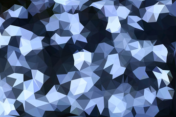 Obraz premium blue and white polygon pattern for background or web banner design.