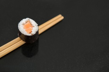 Sushi on chopsticks