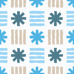 Seamless geometric pattern. Print. Repeating background. Cloth design, wallpaper.