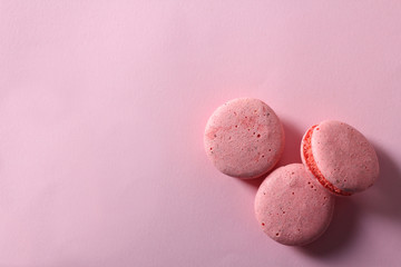 pink macaroons