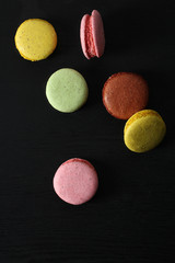 sweet French macaroons