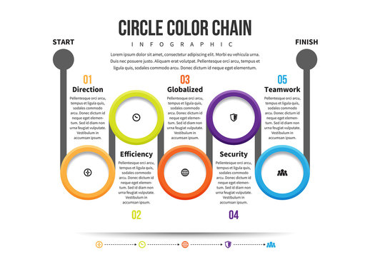 Circle Chain Infographic 5