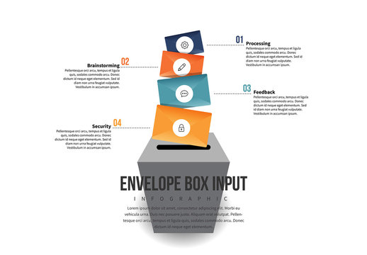 Envelope Box Infographic