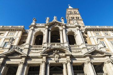 Obraz premium Basilica di Santa Maria Maggiore in Rome, Italy.