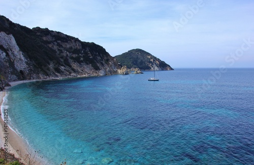 Spiaggia Di Sansone Isola Delba Italia Stock Photo And