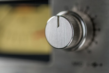 Vintage Record Level Knob Of  Cassette Recorder 