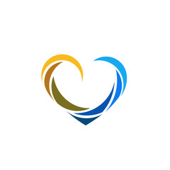 Heart icon vector logo. Heart logo, heart shape. love logo concept. Heart logo. Heart icon. Love, health or doctor and relations symbol. Heart vector logo, heart together icons
