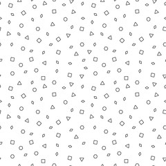Vector memphis seamless pattern.
