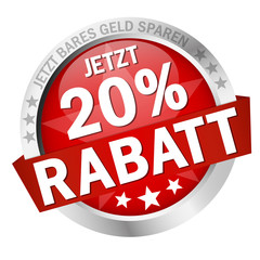 Button Jetzt 20% Rabatt