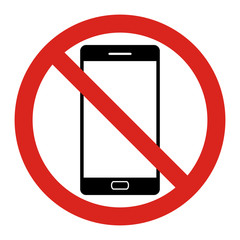 No phone sign.
