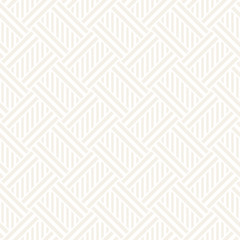 Vector Seamless Pattern. Modern Stylish Interlacing Lines Texture. Geometric Striped Ornament.