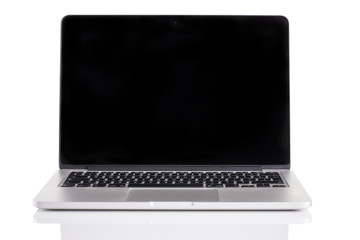 Fototapeta premium Laptop on a white background isolated