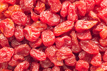Sun-dried cocktail tomatoes.