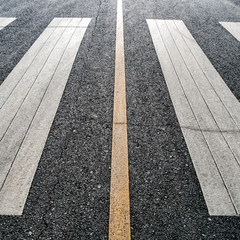 Obraz premium Crosswalk on asphalt road