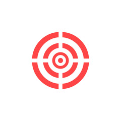 Target icon - vector background.