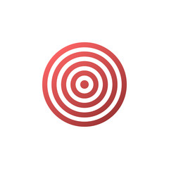 Target icon - vector background.