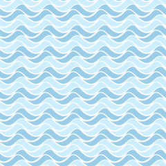 Wavy geometric pattern  - seamless background.