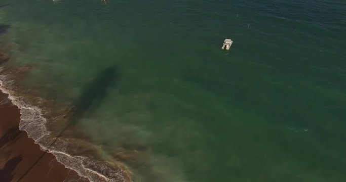 Aerial View of a Beach in Maceio, Alagoas