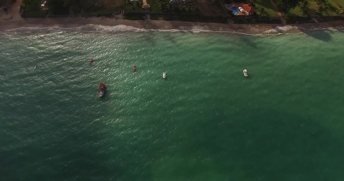 Aerial View of a Beach in Maceio, Alagoas