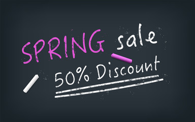 Obraz premium Spring sale 50% discount