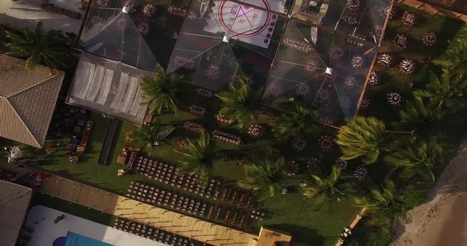 Top View of a Wedding in Maceio, Alagoas