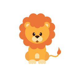 cartoon lion vector