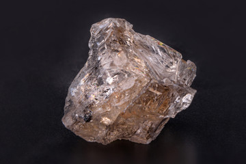 Mineral Quartz - silicon oxide. One of the most widespread minerals in the world.