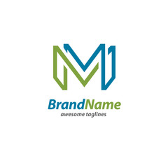 creative letter M logo, letter M Abstract business logo design template.

